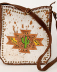 American Darling Large Crossbody Hand Tooled Genuine Leather Women Bag Western Handbag Purse
