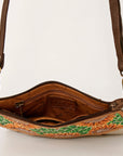 American Darling Hand Tooled Genuine Leather Women Bag Western Handbag Purse