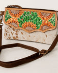 American Darling Hand Tooled Genuine Leather Women Bag Western Handbag Purse