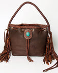American Darling Bucket Genuine Leather Women Bag Western Handbag Purse
