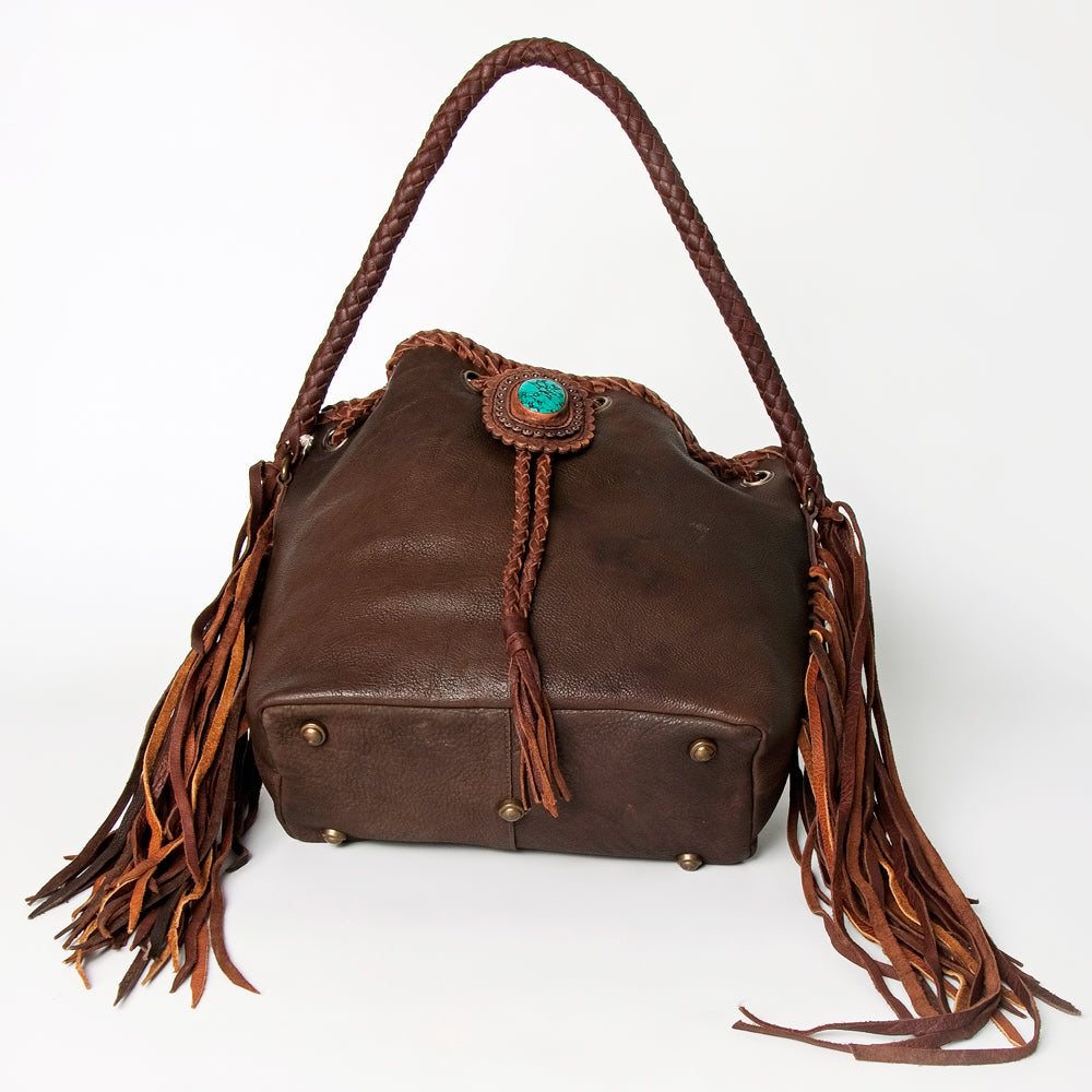 American Darling Bucket Genuine Leather Women Bag Western Handbag Purse