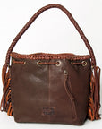 American Darling Bucket Genuine Leather Women Bag Western Handbag Purse