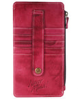Never Mind Nmbgm132C Wallet Vintage Handmade Genuine Cowhide Leather Women Bag Western Handbag Purse