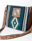 American Darling Messenger Saddle Blanket Genuine Leather Women Bag Western Handbag Purse