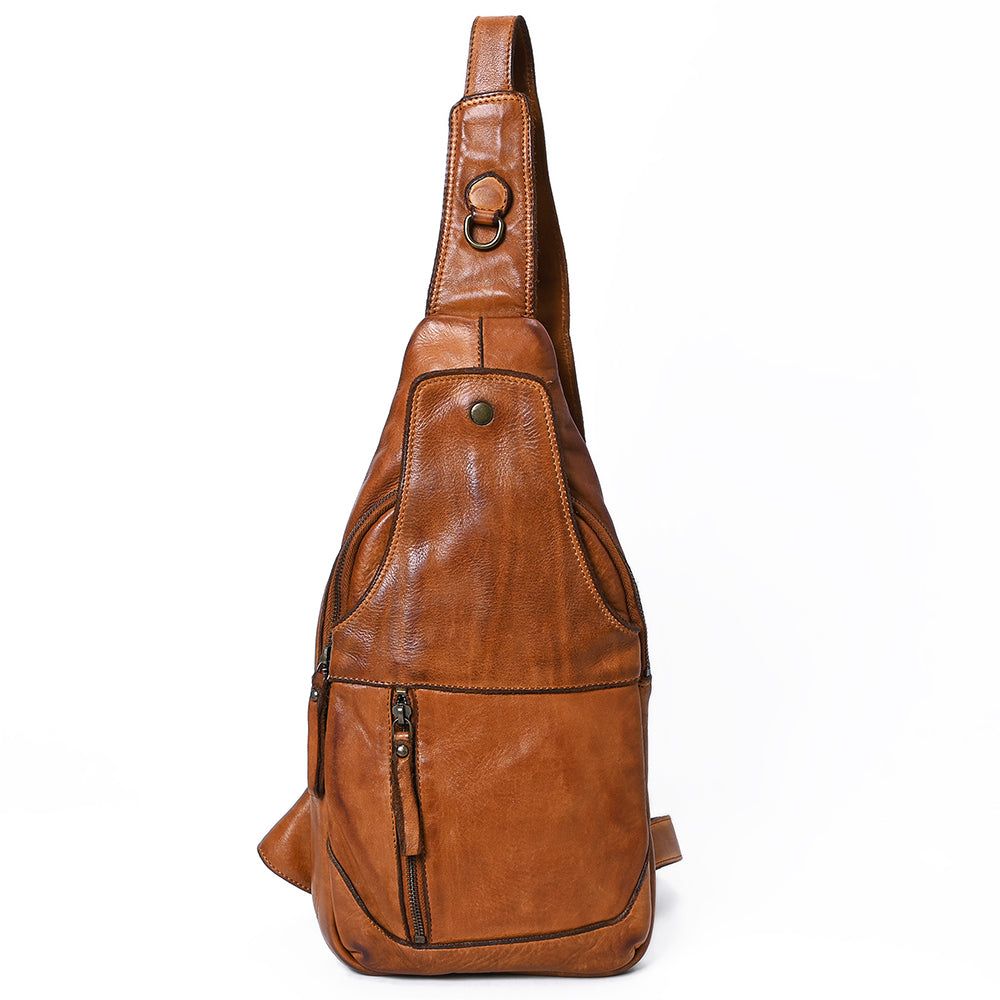 Full Grain Leather Sling Bag - SWC202 – Hilason