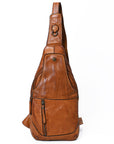 Full Grain Leather Sling Bag - SWC202 – Hilason