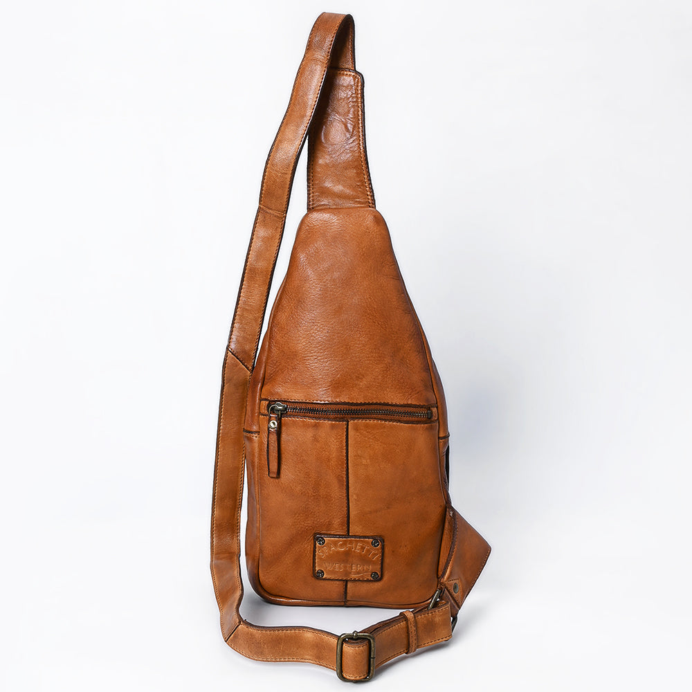 Full Grain Leather Sling Bag - SWC202 – Hilason