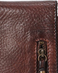 Spaghetti Western Swc204Brn Sling Vintage Handmade Drum Dyed Genuine European Cowhide Leather Women Bag Western Handbag Purse