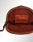 Spaghetti Western Swc208Cg Sling Vintage Handmade Drum Dyed Genuine European Cowhide Leather Women Bag Western Handbag Purse