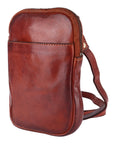 Spaghetti Western Swc208Cg Sling Vintage Handmade Drum Dyed Genuine European Cowhide Leather Women Bag Western Handbag Purse