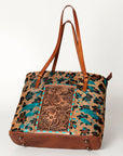 American Darling Tote Hand Tooled Hair-On Genuine Leather Western Women Bag Handbag Purse | Travel Bags College Casual