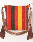 American Darling Saddle Blanket Genuine Leather Women Bag Western Handbag Purse