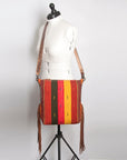 American Darling Saddle Blanket Genuine Leather Women Bag Western Handbag Purse