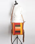 American Darling Saddle Blanket Genuine Leather Women Bag Western Handbag Purse