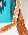 American Darling Saddle Blanket Genuine Leather Women Bag Western Handbag Purse