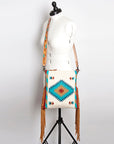 American Darling Saddle Blanket Genuine Leather Women Bag Western Handbag Purse