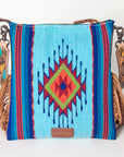 American Darling Saddle Blanket Genuine Leather Women Bag Western Handbag Purse