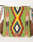 American Darling Saddle Blanket Genuine Leather Women Bag Western Handbag Purse
