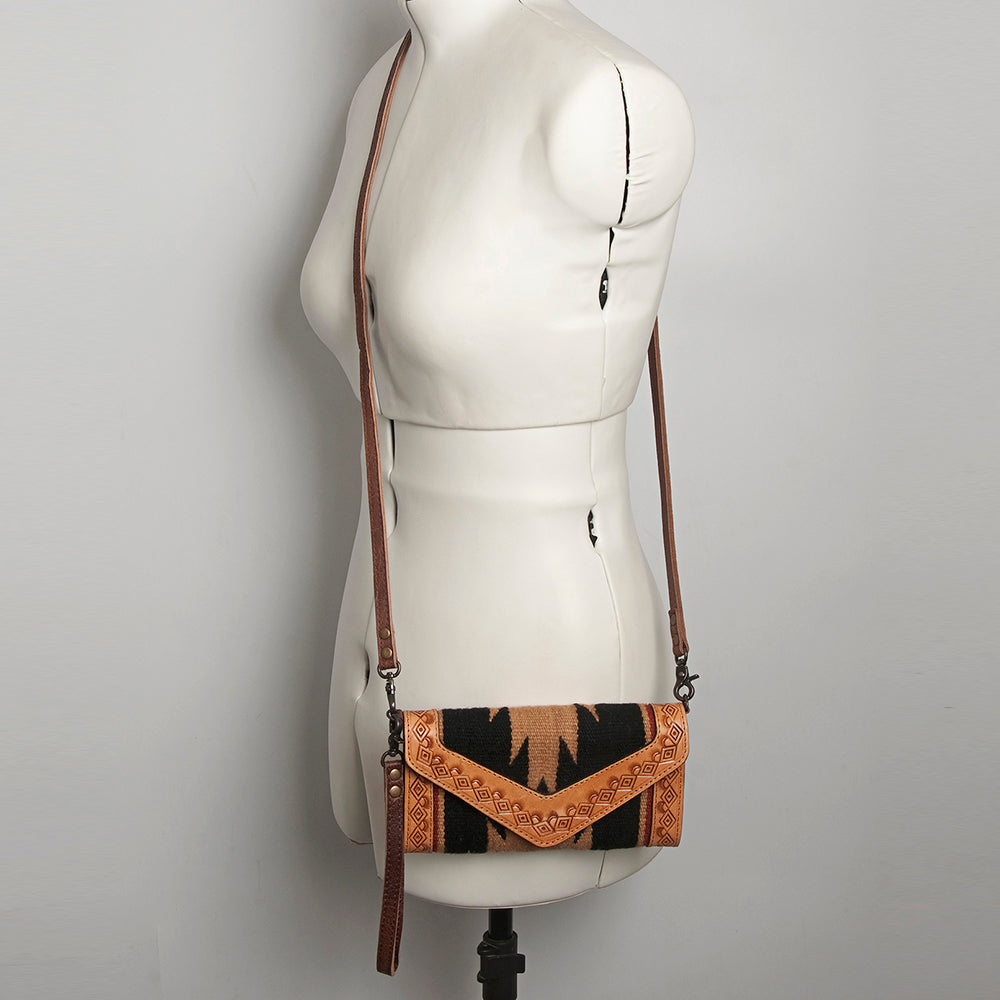 American Darling Hand Tooled Saddle Blanket Genuine Leather Women Bag Western Handbag Purse