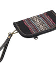 OHLAY KB309 Cross Body Upcycled Wool Genuine Leather women bag western handbag purse