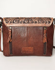 American Darling ADBG909 Clutch Hand Tooled Genuine Leather Women Bag Western Handbag Purse