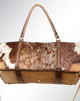 American Darling Duffel Hair On Genuine Leather Women Bag Western Handbag Purse| | Duffle Weekend