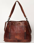 American Darling Bucket Hair on Genuine Leather Western Women Bag Handbag Purse | Travel Bags College Casual