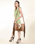 American Darling Tote Hand Tooled Genuine Leather Women Bag Western Handbag Purse