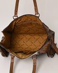 American Darling Tote Hand Tooled Genuine Leather Women Bag Western Handbag Purse