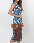 American Darling ADBGD143A Crossbody I Genuine Leather Women Bag Western Handbag Purse