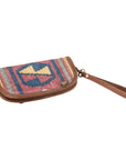 OHLAY KB315 Cross Body Upcycled Canvas Genuine Leather women bag western handbag purse