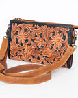 American Darling Small Crossbody Beautifully Hand Tooled Genuine