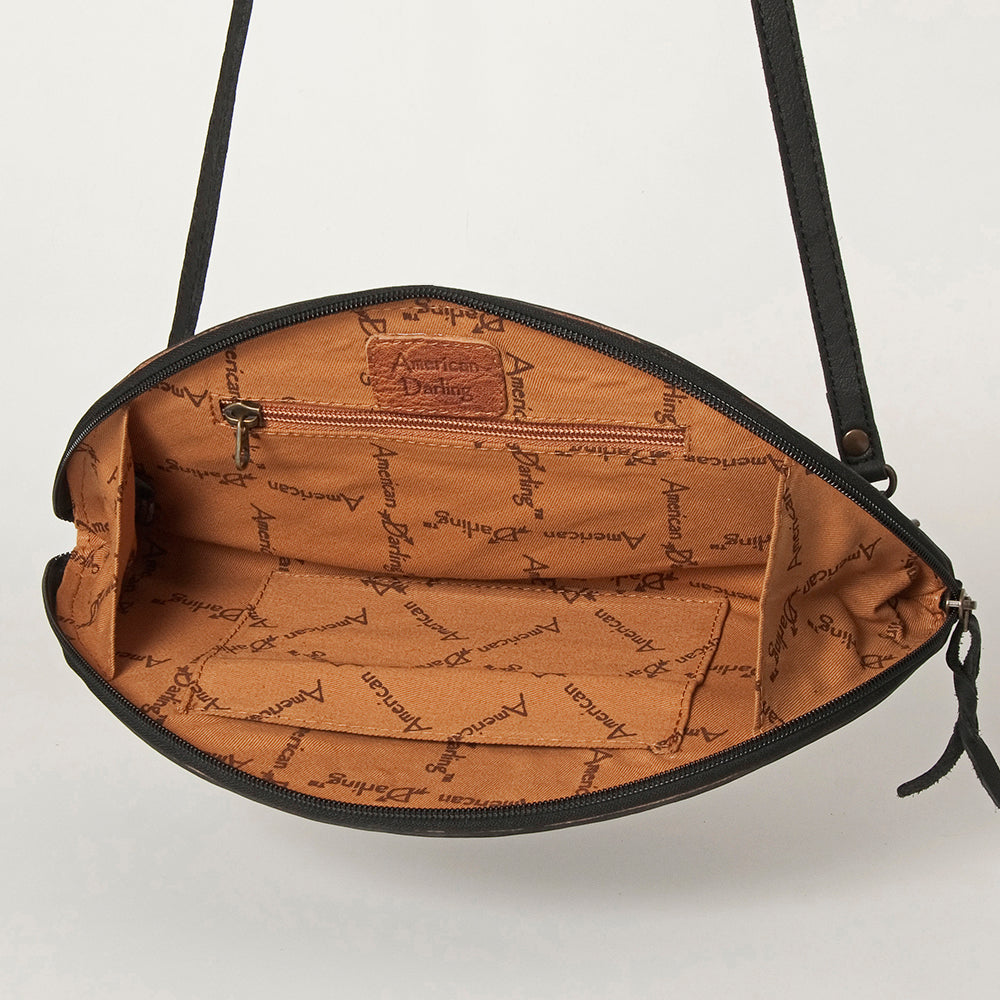American Darling Taco Hand Tooled Genuine Leather Women Bag Western Handbag Purse