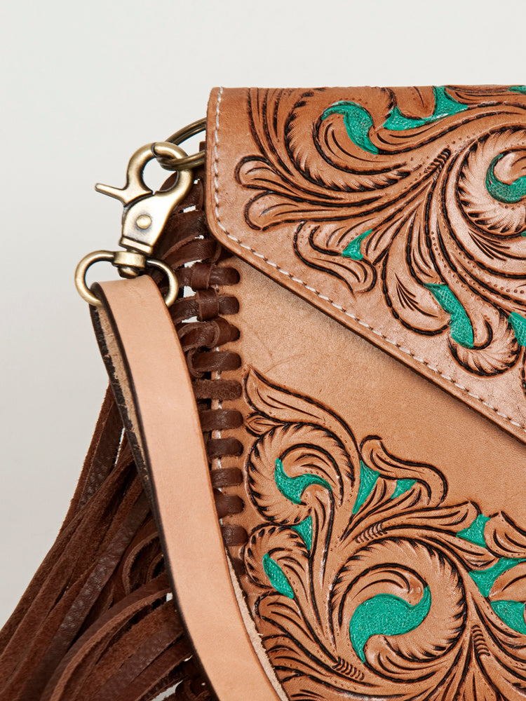 American Darling Cross Body I Hand Tooled Genuine Leather Women Bag Western Handbag Purse