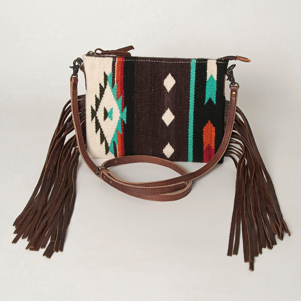 American Darling Cross Body Hand Tooled Saddle Blanket Genuine Leather women bag western handbag purse