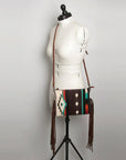 American Darling Cross Body Hand Tooled Saddle Blanket Genuine Leather women bag western handbag purse