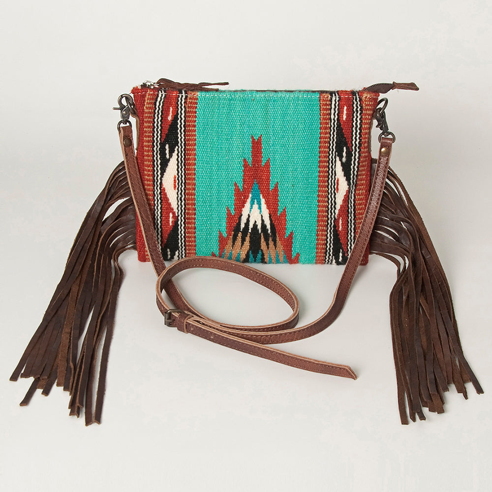 American Darling Cross Body Hand Tooled Saddle Blanket Genuine Leather women bag western handbag purse