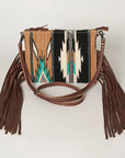 American Darling Cross Body Hand Tooled Saddle Blanket Genuine Leather women bag western handbag purse