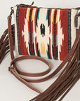 American Darling Saddle Blanket Genuine Leather Women Bag Western Handbag Purse