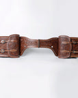 Hilason Western Horse Leather Saddle Bag Heavyduty Traditional Trail Ride