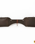 Hilason Floral  Western Horse Leather Saddle Bag Heavyduty Traditional Trail Ride
