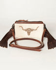American Darling Small Crossbody Hair On Genuine Leather Women Bag Western Handbag Purse