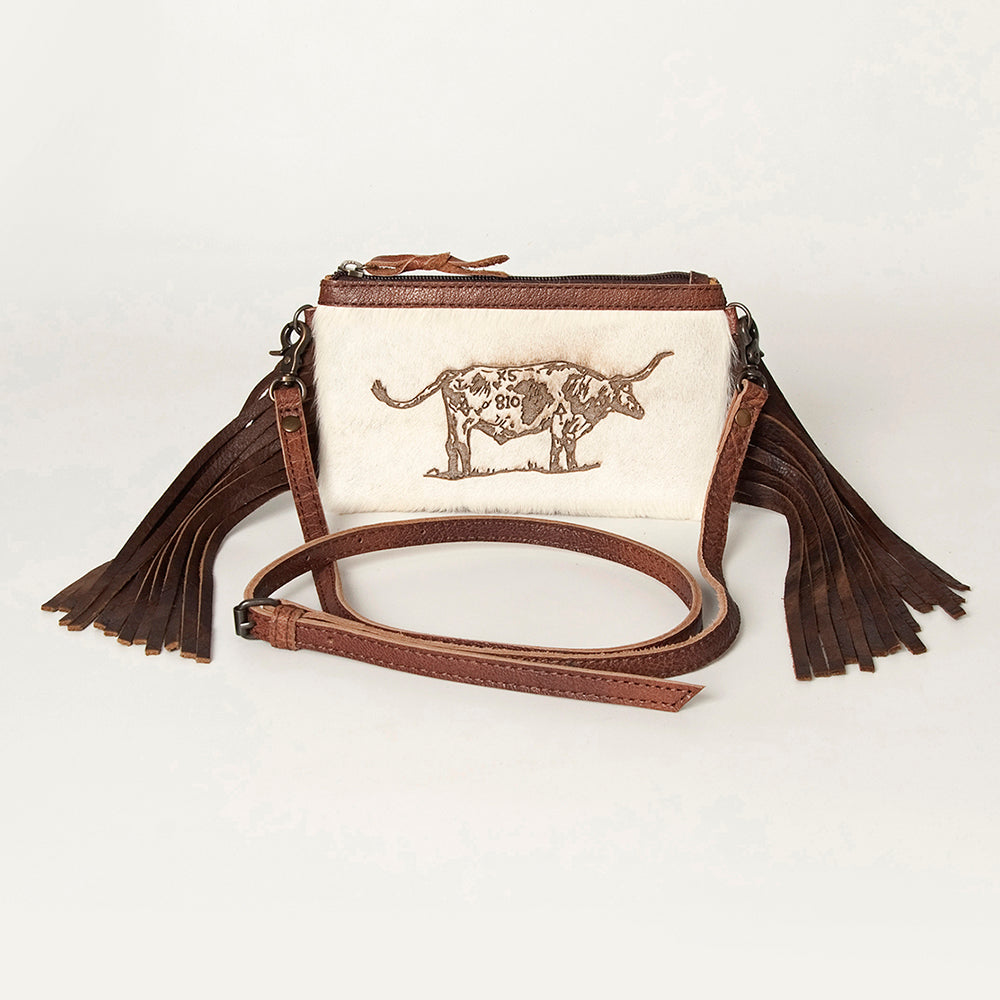 American Darling Small Crossbody Hair On Genuine Leather Women Bag Western Handbag Purse