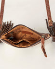 American Darling Small Crossbody Hair On Genuine Leather Women Bag Western Handbag Purse