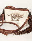 American Darling Small Crossbody Hair On Genuine Leather Women Bag Western Handbag Purse