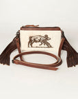 American Darling Small Crossbody Hair On Genuine Leather Women Bag Western Handbag Purse
