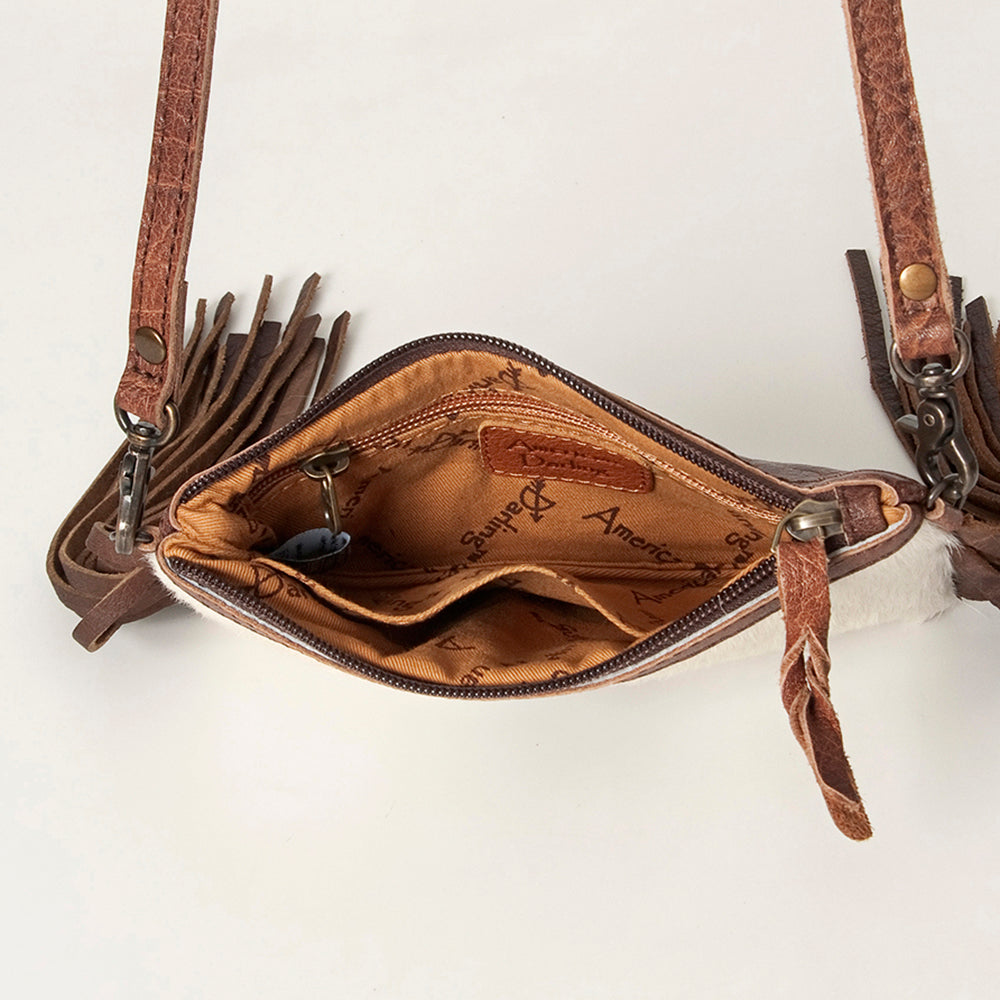 American Darling Small Crossbody Hair On Genuine Leather Women Bag Western Handbag Purse