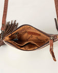 American Darling Small Crossbody Hair On Genuine Leather Women Bag Western Handbag Purse