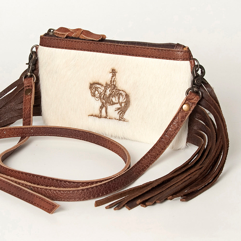 American Darling Small Crossbody Hair On Genuine Leather Women Bag Western Handbag Purse