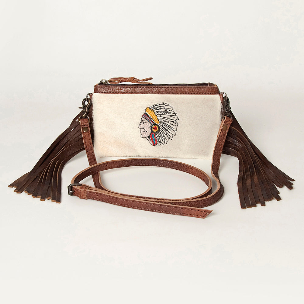 American Darling Small Crossbody Hair On Genuine Leather Women Bag Western Handbag Purse